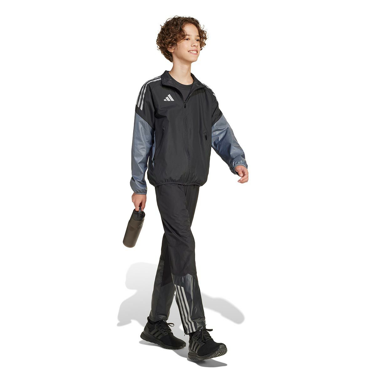 アディダス adidas　ウィンドジャケット キッズ ブラック/チームオニックス JP1254 ボーイズ 詳細5