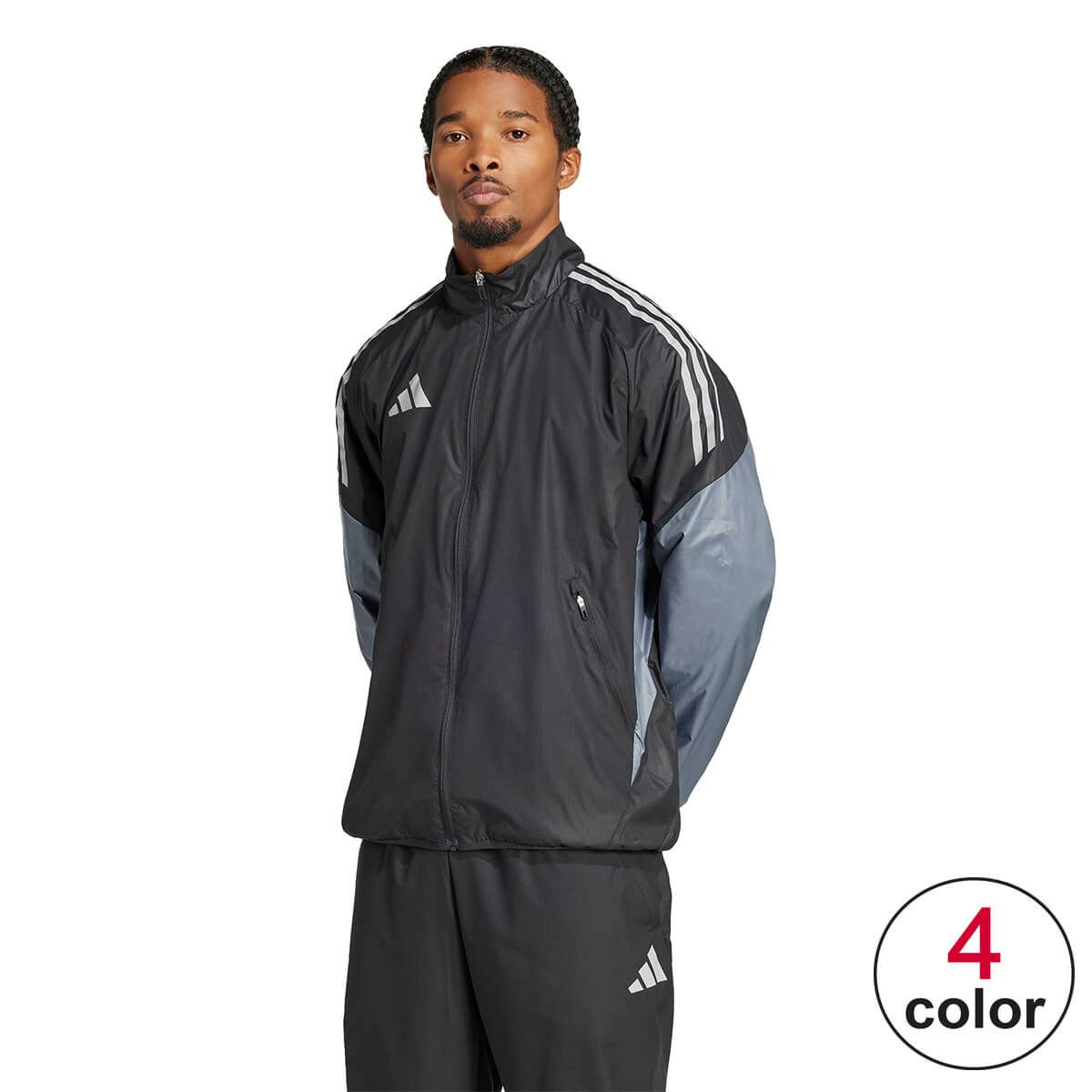 アディダス adidas　ウィンドジャケット ブラック/チームオニックス JP1258 メンズ