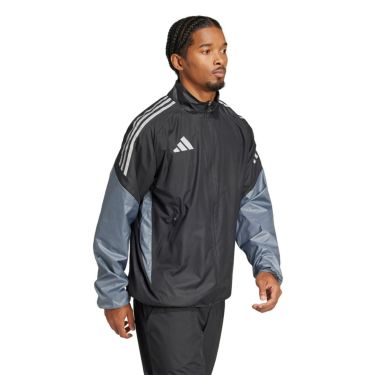 アディダス adidas　ウィンドジャケット ブラック/チームオニックス JP1258 メンズ 詳細5