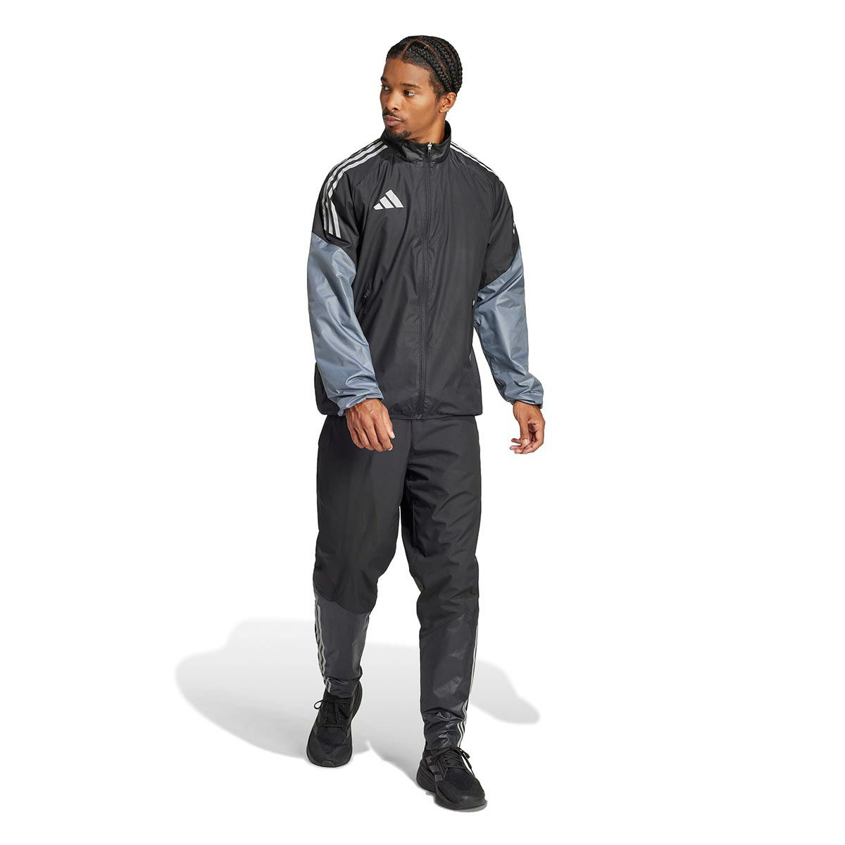 アディダス adidas　ウィンドジャケット ブラック/チームオニックス JP1258 メンズ 詳細6