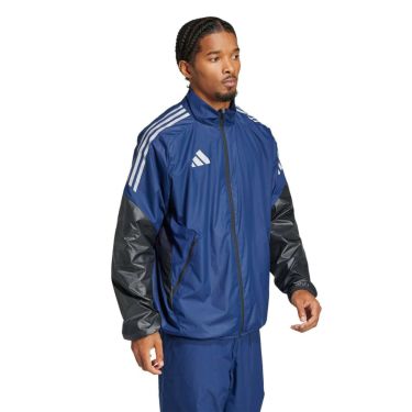 アディダス adidas　ウィンドジャケット ブラック/チームオニックス JP1258 メンズ 詳細10