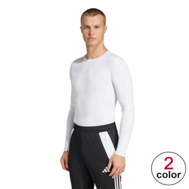 アディダス adidas　テックフィット 長袖Tシャツ ホワイト JP2920 メンズ