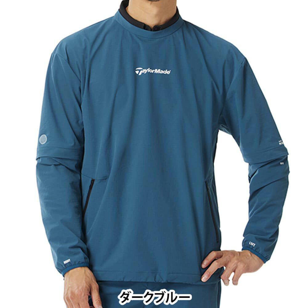 テーラーメイド TaylorMade　メンズ 2WAY クルーネックプルオーバー UN958　2025年モデル 詳細1 詳細2