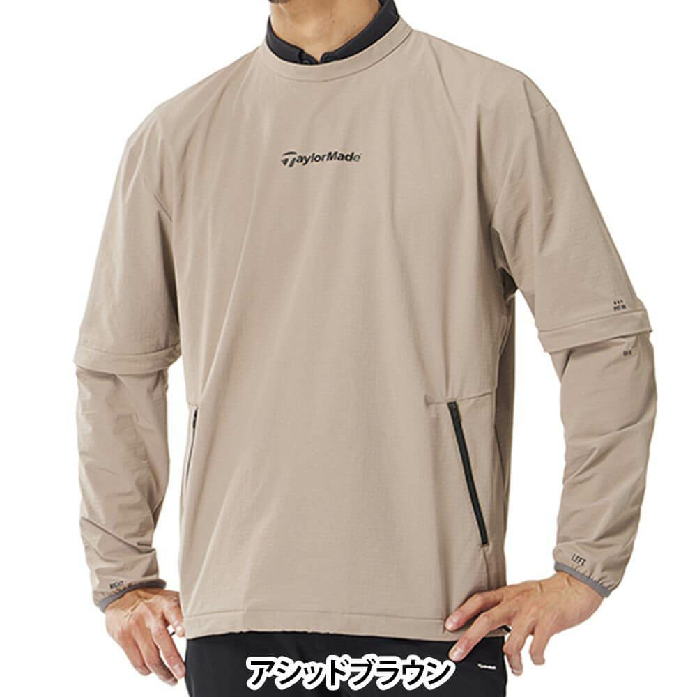 テーラーメイド TaylorMade　メンズ 2WAY クルーネックプルオーバー UN958　2025年モデル 詳細1 詳細14