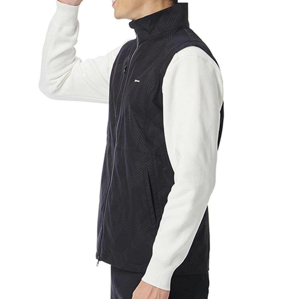 テーラーメイド TaylorMade　メンズ グラフィック柄 フルジップ ベスト UN973　2025年モデル 詳細1 詳細4