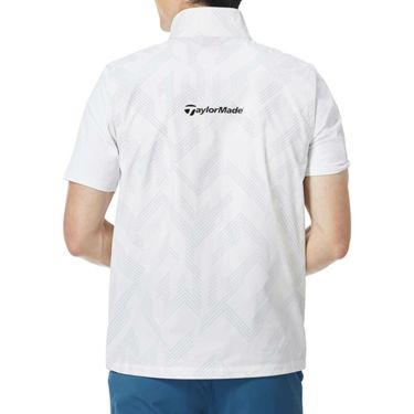 テーラーメイド TaylorMade　メンズ グラフィック柄 フルジップ ベスト UN973　2025年モデル 詳細1 詳細9