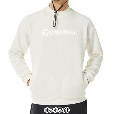 テーラーメイド TaylorMade　メンズ 長袖 モックネック スウェット UN976　2025年モデル 詳細1 詳細2
