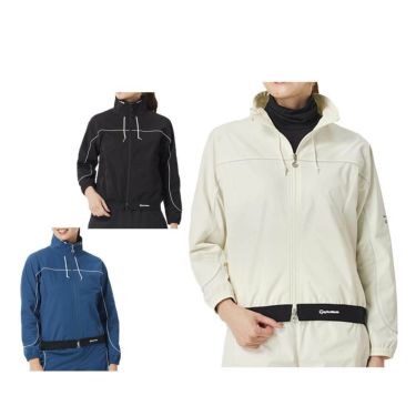 テーラーメイド TaylorMade　レディース サークルロゴ 長袖 クロップド ジャケット TL528　2025年モデル 詳細1