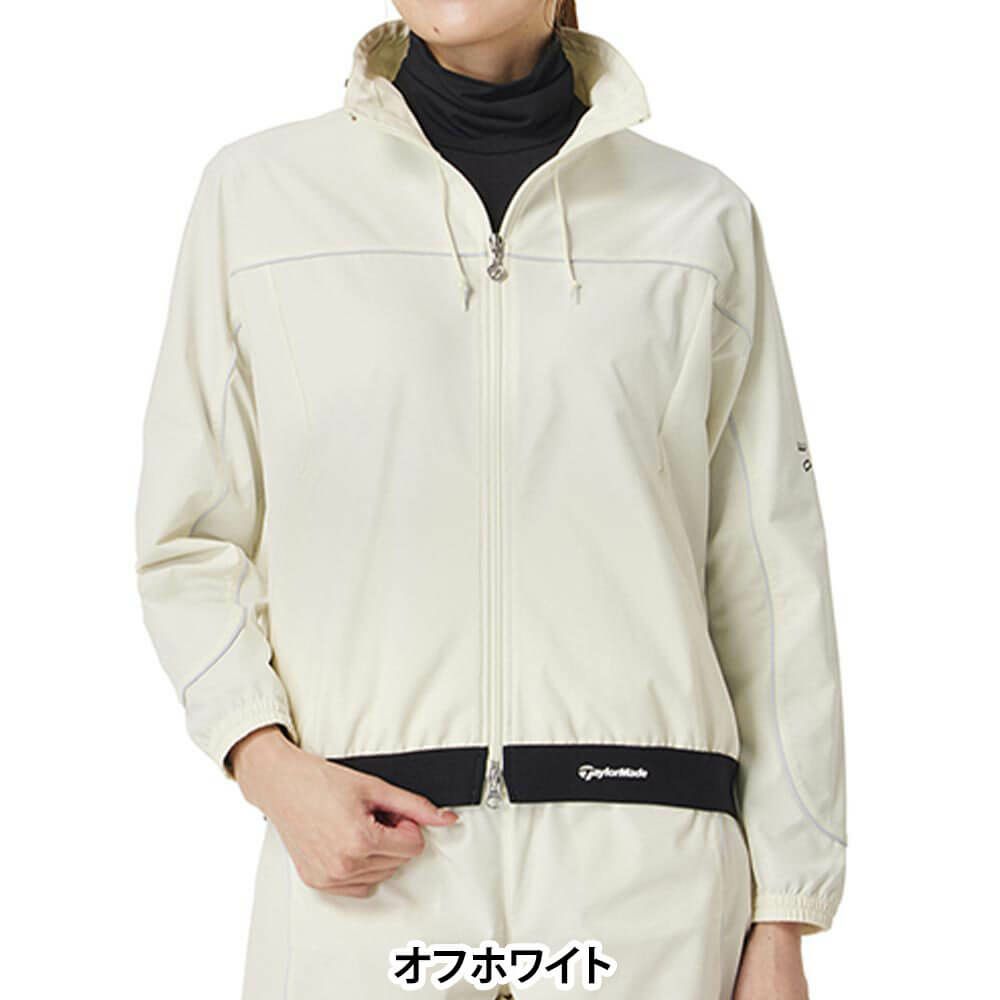 テーラーメイド TaylorMade　レディース サークルロゴ 長袖 クロップド ジャケット TL528　2025年モデル 詳細1 詳細2