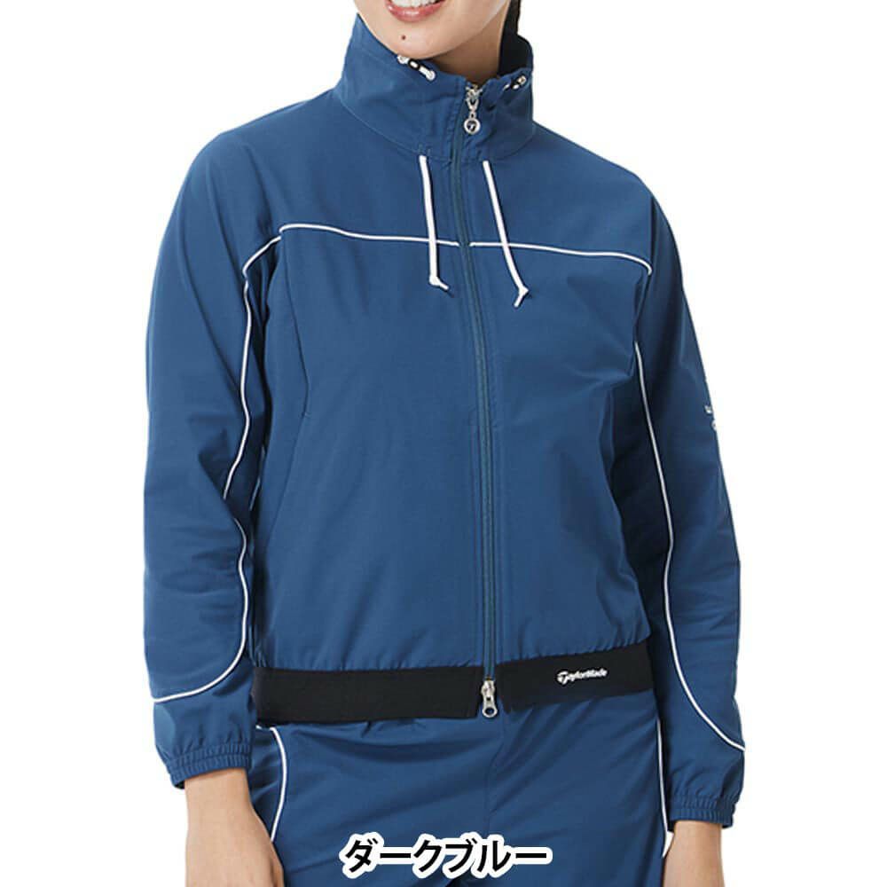 テーラーメイド TaylorMade　レディース サークルロゴ 長袖 クロップド ジャケット TL528　2025年モデル