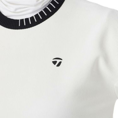 テーラーメイド TaylorMade　レディース ステッチド 長袖 クルーネック セーター TL529　2025年モデル 詳細1 詳細5