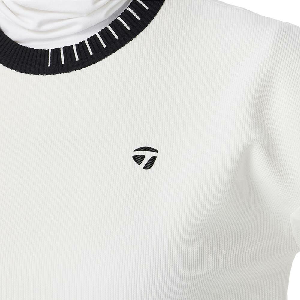 テーラーメイド TaylorMade　レディース ステッチド 長袖 クルーネック セーター TL529　2025年モデル 詳細1 詳細5
