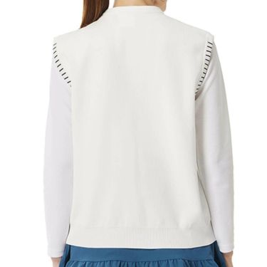 テーラーメイド TaylorMade　レディース ステッチド クルーネック ベスト TL530　2025年モデル 詳細1 詳細3