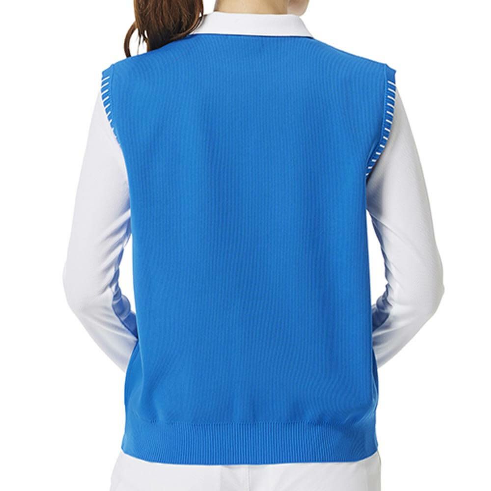 テーラーメイド TaylorMade　レディース ステッチド クルーネック ベスト TL530　2025年モデル 詳細1 詳細9