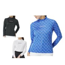 テーラーメイド TaylorMade レディース サークルロゴ 長袖 モックネック シャツ TL537 2025年モデル 詳細1