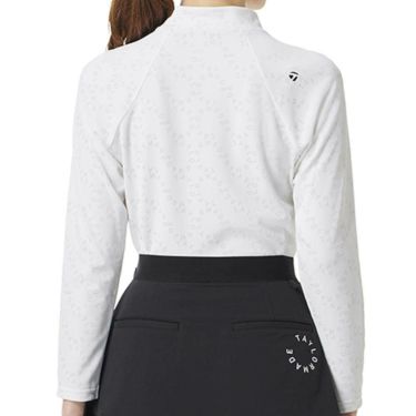 テーラーメイド TaylorMade　レディース サークルロゴ 長袖 モックネック シャツ TL537　2025年モデル 詳細1 詳細3