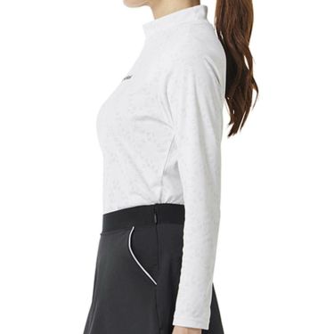 テーラーメイド TaylorMade　レディース サークルロゴ 長袖 モックネック シャツ TL537　2025年モデル 詳細1 詳細4