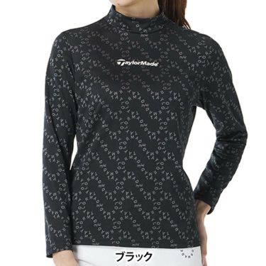 テーラーメイド TaylorMade　レディース サークルロゴ 長袖 モックネック シャツ TL537　2025年モデル 詳細1 詳細10