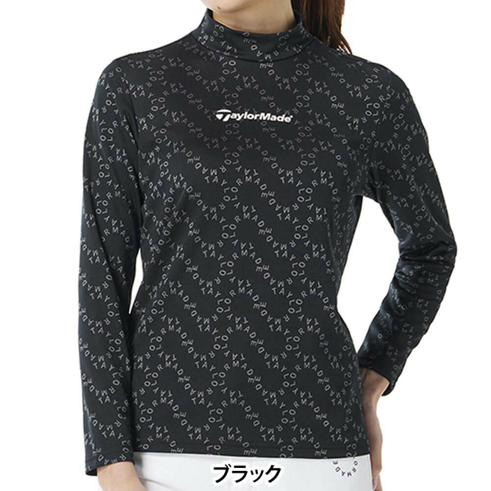 テーラーメイド TaylorMade　レディース サークルロゴ 長袖 モックネック シャツ TL537　2025年モデル 詳細1 詳細10