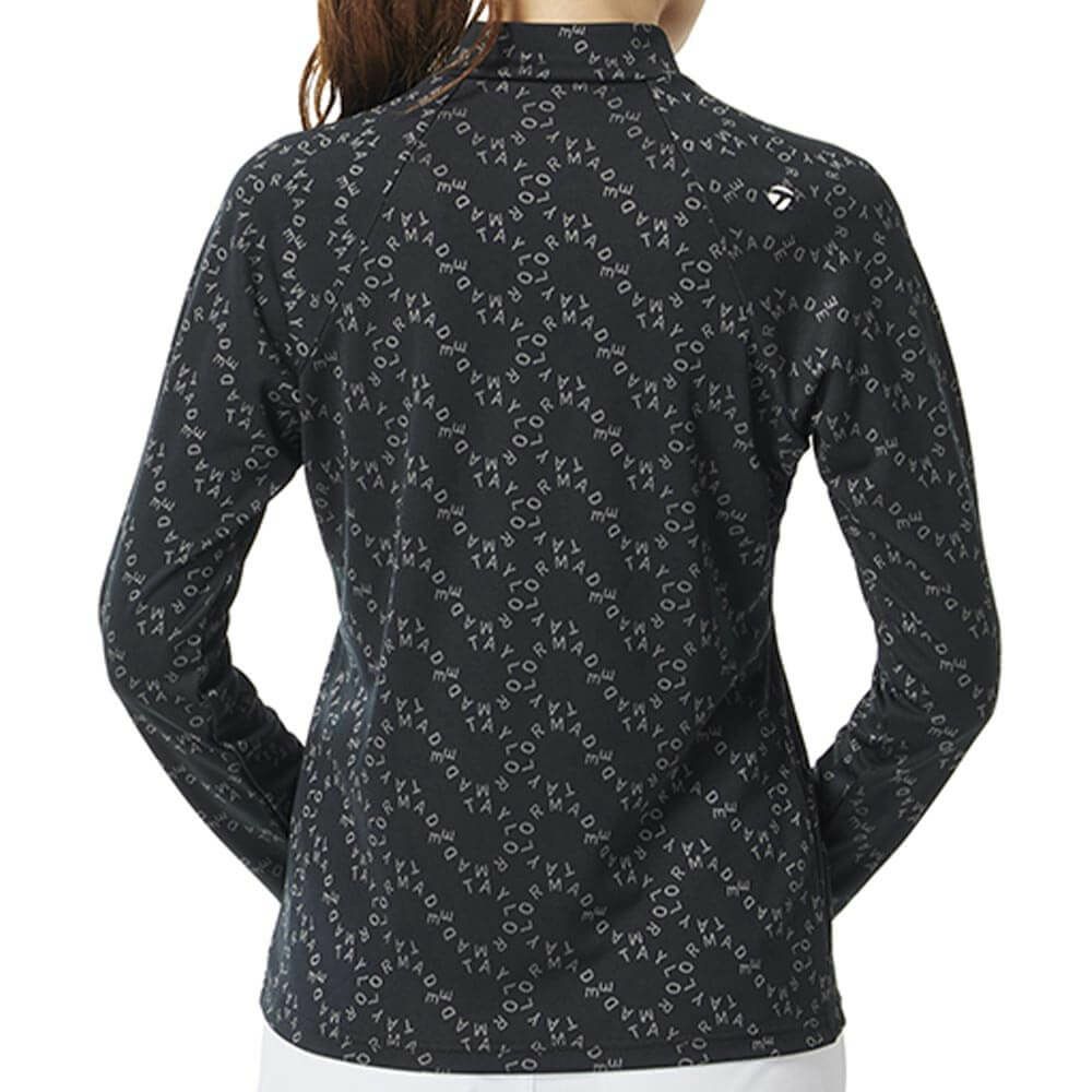 テーラーメイド TaylorMade　レディース サークルロゴ 長袖 モックネック シャツ TL537　2025年モデル 詳細1 詳細11