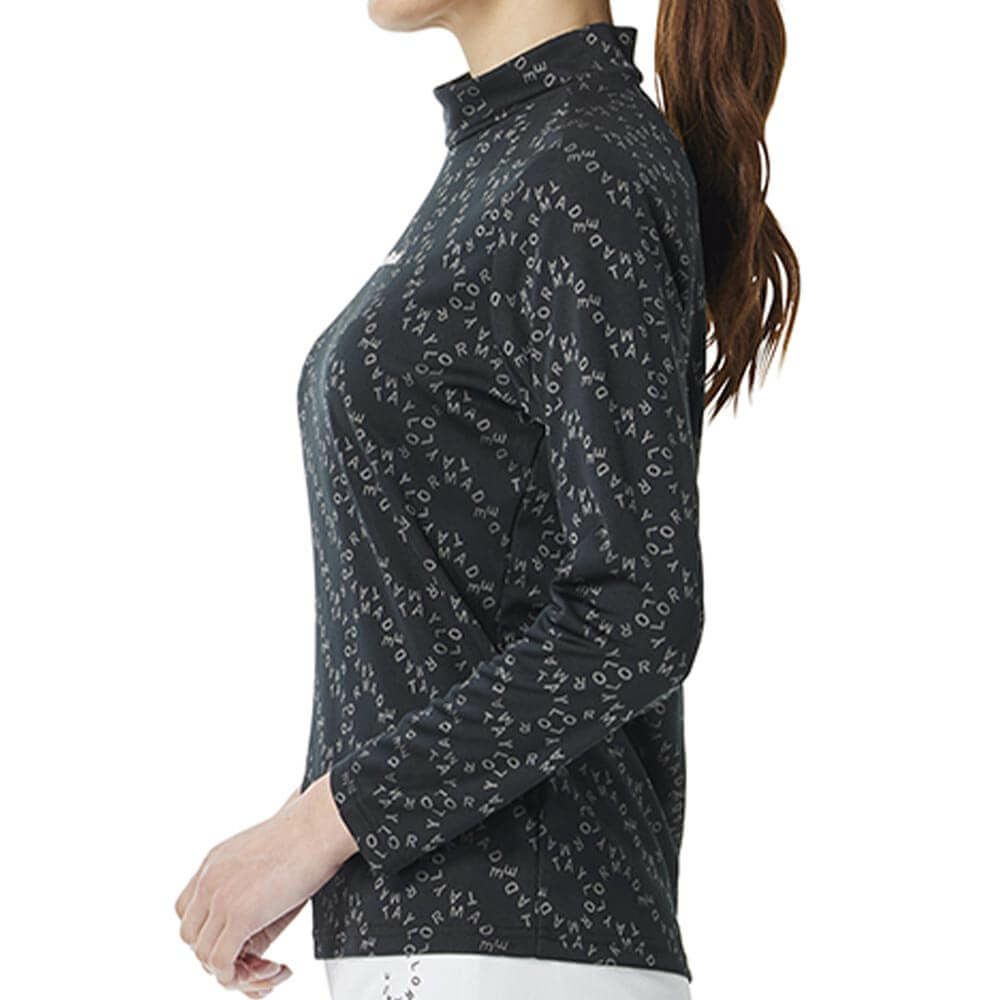 テーラーメイド TaylorMade　レディース サークルロゴ 長袖 モックネック シャツ TL537　2025年モデル 詳細1 詳細12