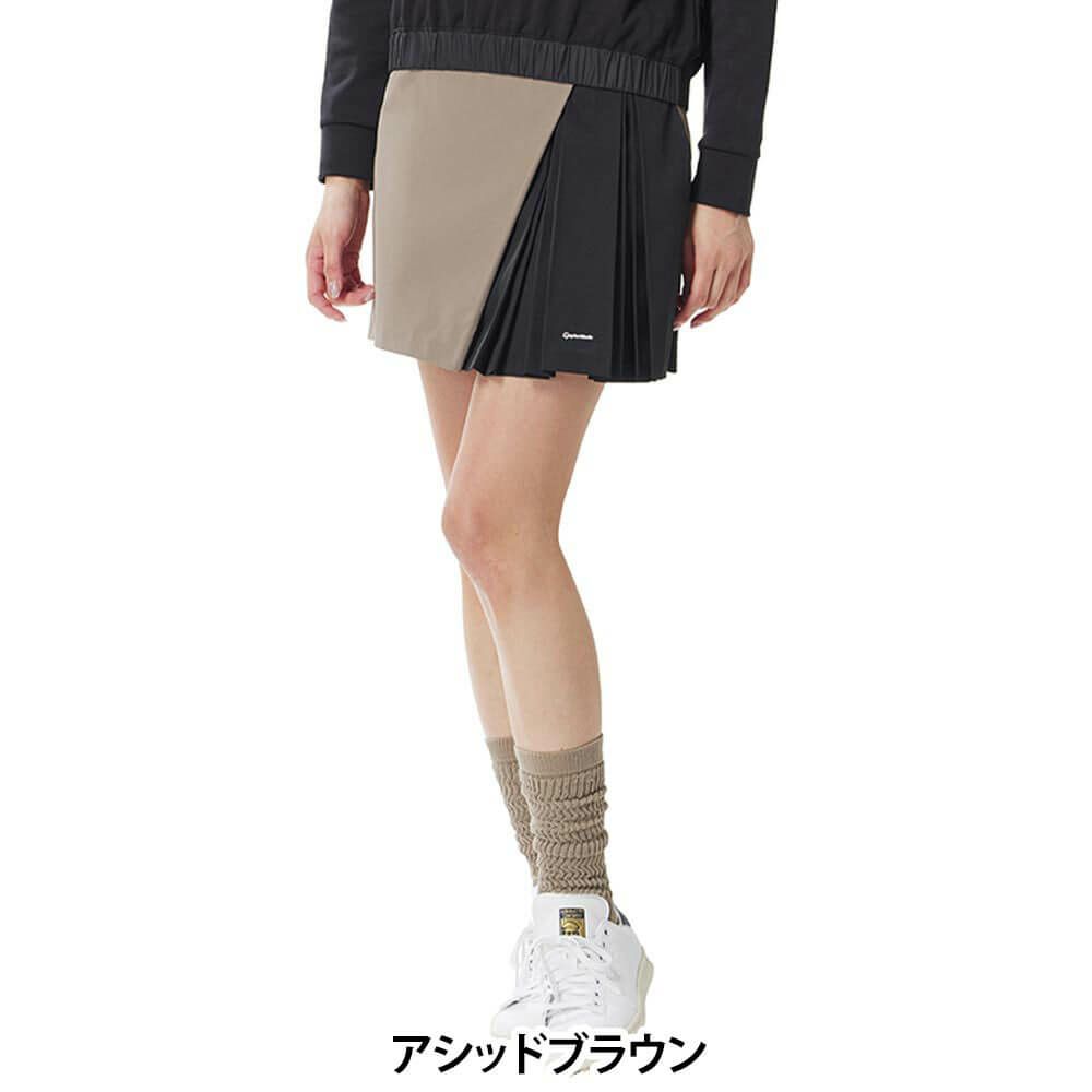 テーラーメイド TaylorMade　レディース ハイウエスト レイヤー プリーツ インナーパンツ一体型 スカート TL526　2025年モデル 詳細1 詳細12