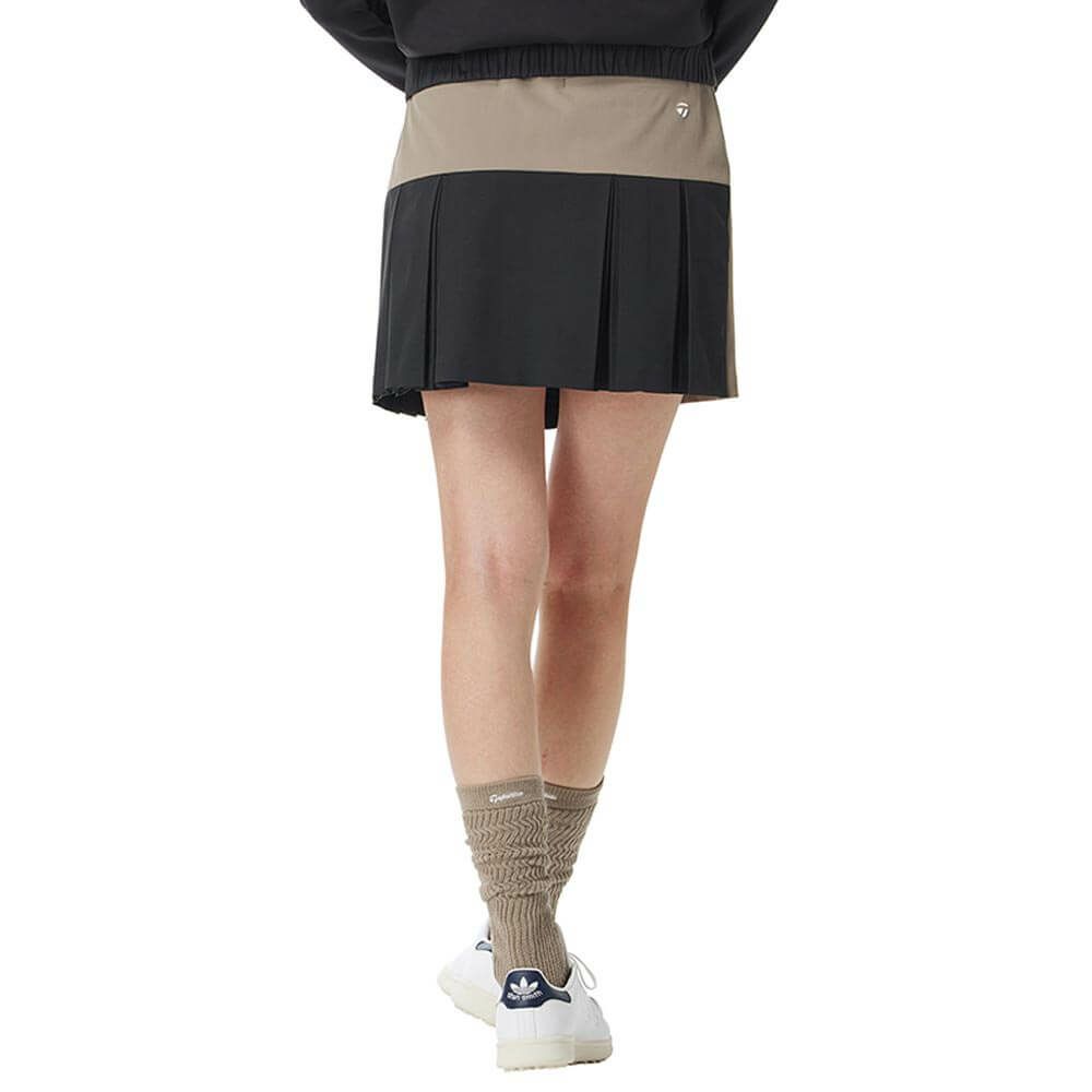 テーラーメイド TaylorMade　レディース ハイウエスト レイヤー プリーツ インナーパンツ一体型 スカート TL526　2025年モデル 詳細1 詳細13