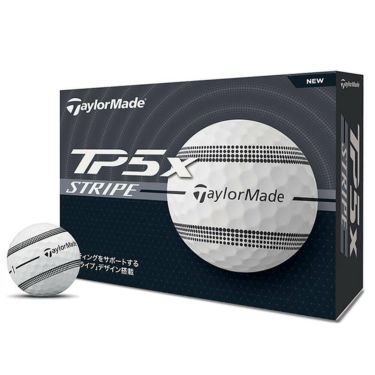テーラーメイド　TP5x STRIPE 2024年モデル　ゴルフボール　2ダースセット （12球入り×2箱） ホワイト（Stripe） 詳細2