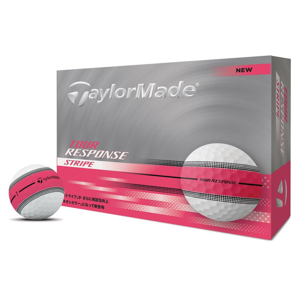テーラーメイド　ツアーレスポンス ストライプ 2025年モデル ゴルフボール　2ダースセット （12球入り×2箱） 詳細1 詳細5