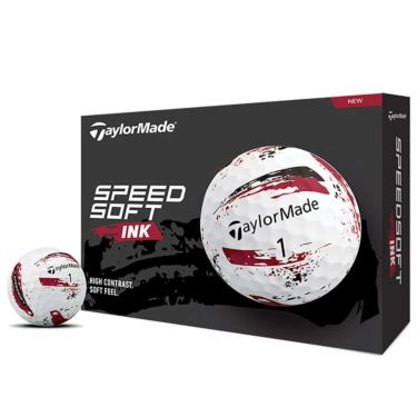 テーラーメイド　SPEED SOFT INK 2024年モデル ゴルフボール　2ダースセット （12球入り×2箱） 詳細1 詳細2