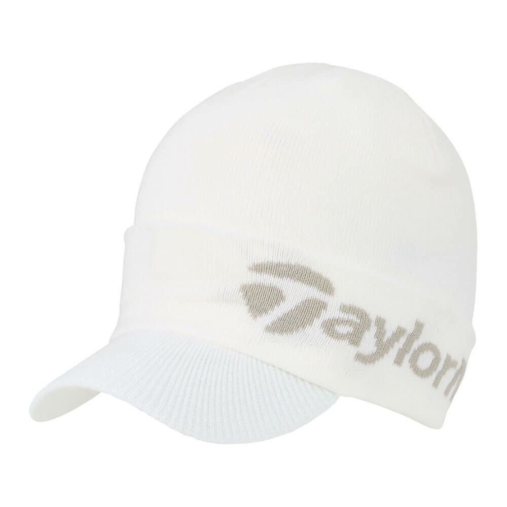 テーラーメイド TaylorMade　メンズ ブリム ニットキャップ UN922 WHT ホワイト ゴルフウェア ホワイト