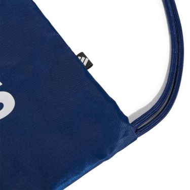 アディダス adidas　ユニセックス マルチスポーツ ナップ・ジムバッグ リニア ジムサック ダークブルー/ホワイト KUK78 IN6131 詳細3