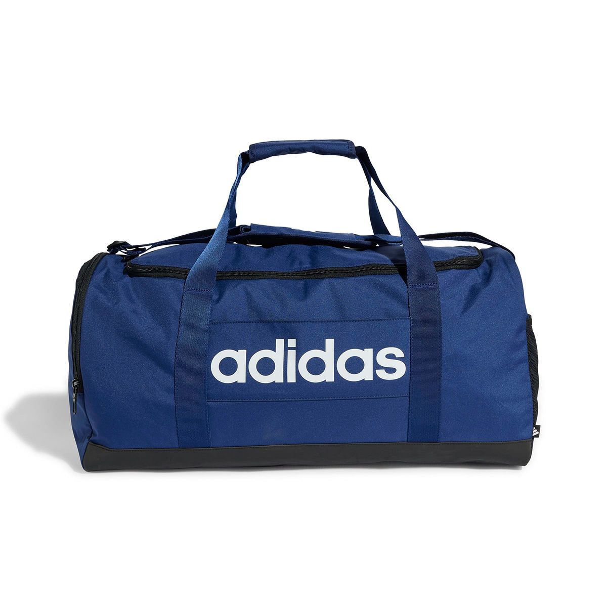 アディダス adidas　リニア ダッフルバッグ ミディアム ダークブルー/ホワイト KWQ26 IN6116 ネイビー（IN6116）