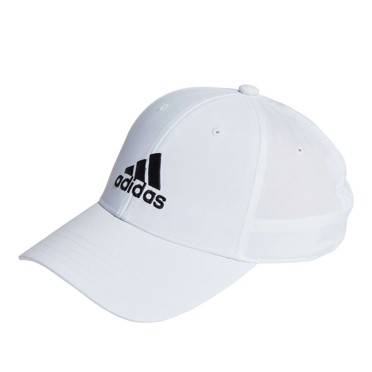 アディダス adidas　刺しゅうロゴ 軽量ベースボールキャップ ホワイト/ブラック DKH27 II3552 ホワイト（II3552）