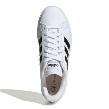 アディダス adidas　ジュニア カジュアル シューズＫＩＤＳ グランドコート ライフスタイル テニス レースアップ / GrandCourt Lifestyle Tennis Lace-Up フットウェアホワイト/マットシルバー/マットシルバー GW6506  詳細2