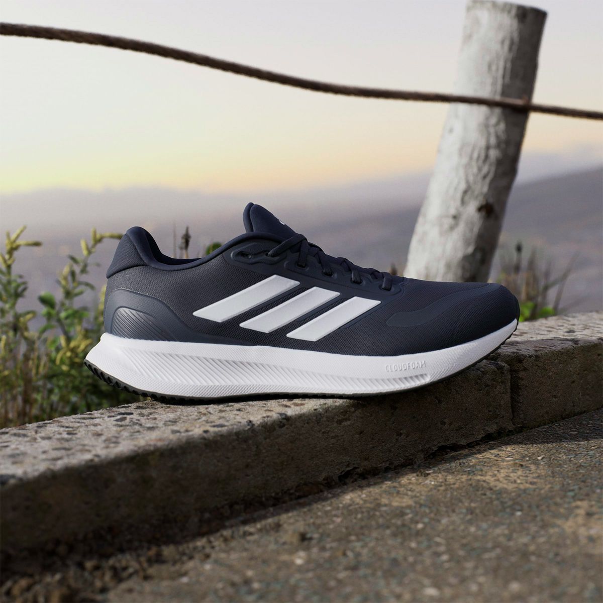 アディダス adidas　メンズ カジュアル シューズ RUNFALCON 5 M レジェンドインク/フットウェアホワイト/コアブラック IE8809  詳細9