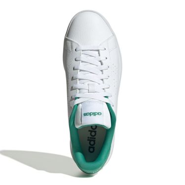 アディダス adidas　ユニセックス カジュアル シューズ アドバンコート ベース 2.0 シューズ / ADVANCOURT Base 2.0 Shoes フットウェアホワイト/フットウェアホワイト/セミコートグリーン JQ0386  詳細2