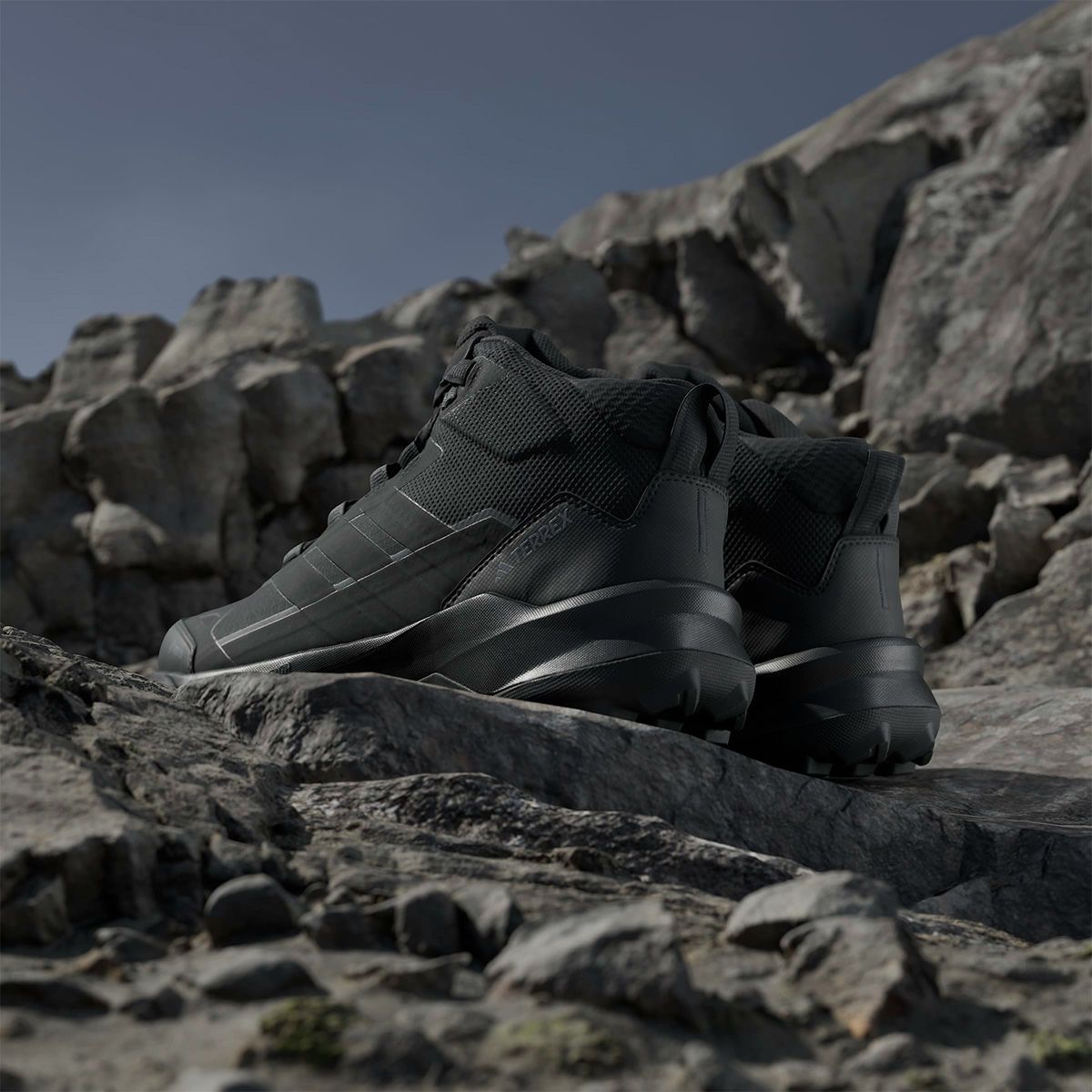 アディダス adidas　メンズ アウトドア ランニングシューズ テレックス スカイチェイサー AX5 ミッド GORE-TEX ハイキング / Terrex Skychaser AX5 Mid GORE-TEX Hiking Shoes コアブラック/コアブラック/カーボン JQ2207  詳細11