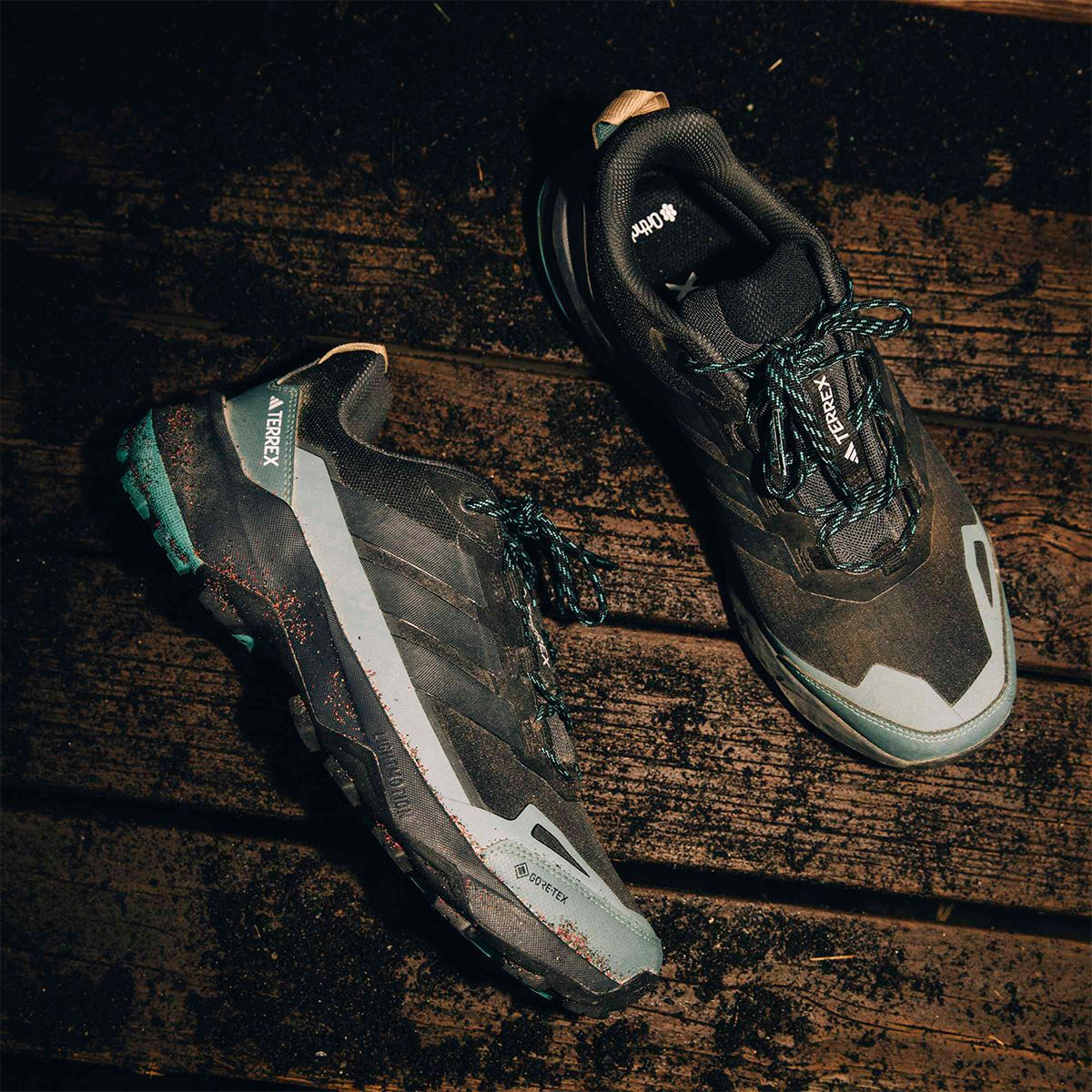 アディダス adidas　メンズ アウトドア ランニングシューズ Terrex スカイチェイサー AX5 GORE-TEX ハイキング / Terrex Skychaser AX5 GORE-TEX Hiking Shoes コアブラック/カーボン/ピュアティール JQ2209  詳細12