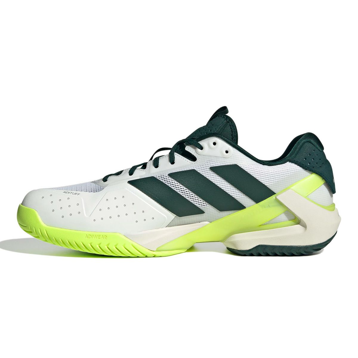 アディダス adidas　メンズ テニス オールコートＭ アディゼロウーバーソニック  5  テニス / ADIZERO UBERSONIC 5 TENNIS フットウェアホワイト/オーロラアイビー/ルシッドレモン JR2714  詳細4