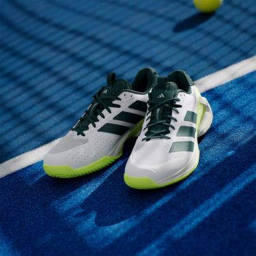 アディダス adidas　メンズ テニス オールコートＭ アディゼロウーバーソニック  5  テニス / ADIZERO UBERSONIC 5 TENNIS フットウェアホワイト/オーロラアイビー/ルシッドレモン JR2714  詳細8
