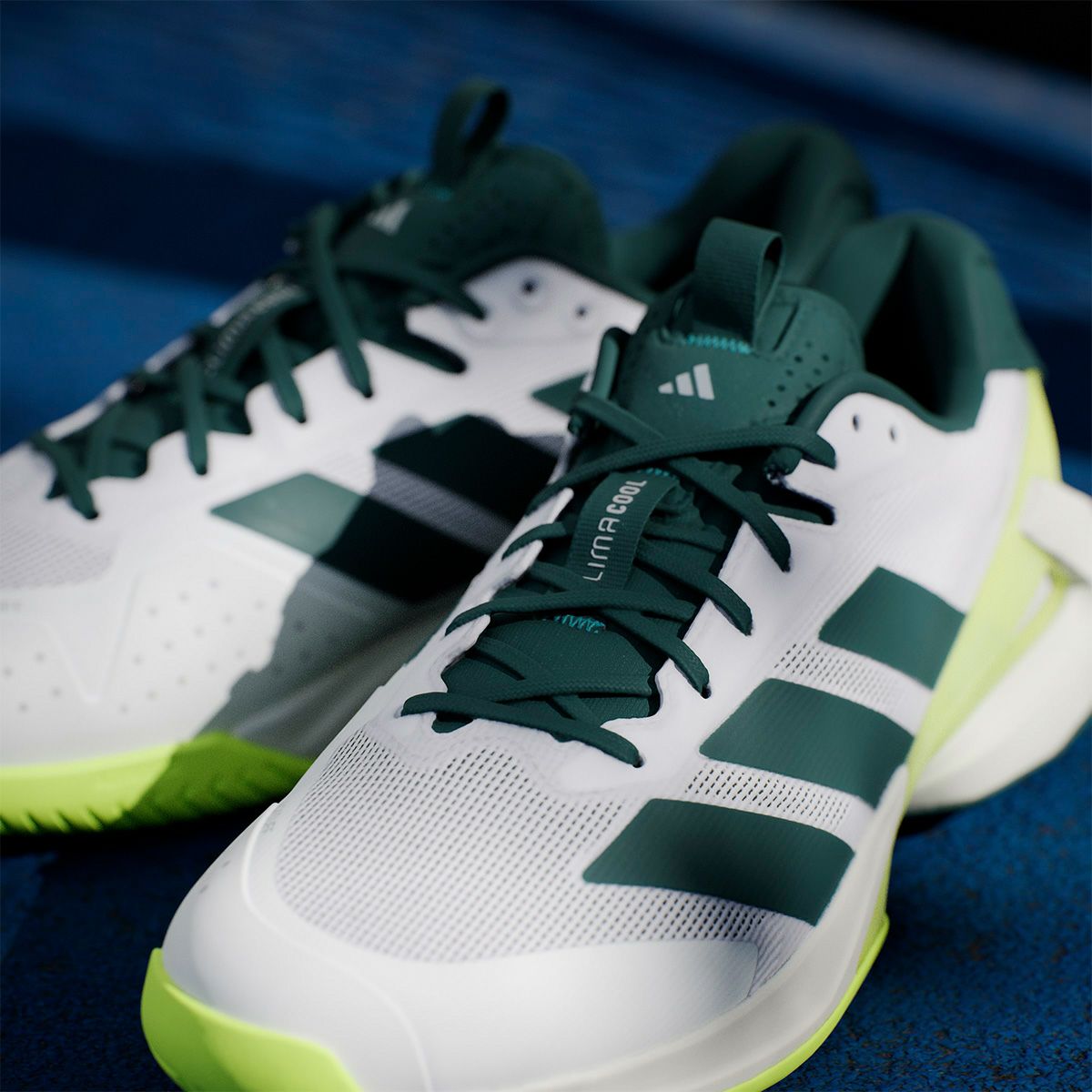 アディダス adidas　メンズ テニス オールコートＭ アディゼロウーバーソニック  5  テニス / ADIZERO UBERSONIC 5 TENNIS フットウェアホワイト/オーロラアイビー/ルシッドレモン JR2714  詳細11
