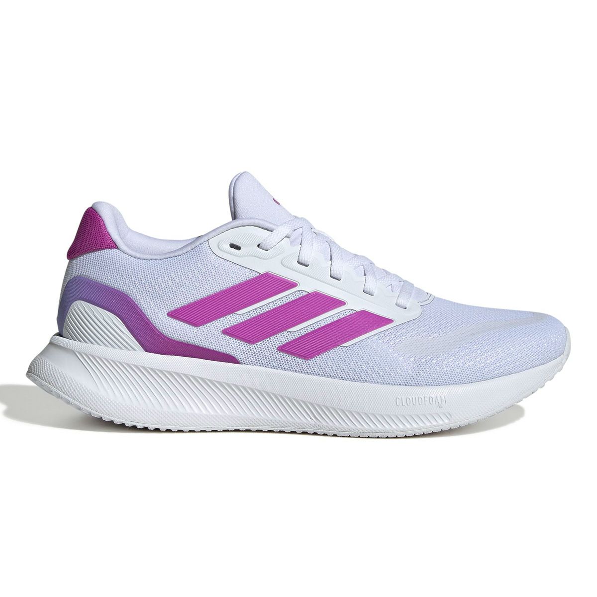 アディダス adidas　レディース カジュアル ランニングシューズウイメンズ コアランナー 5 ランニング / CORERUNNER 5 Running フットウェアホワイト/パープルバースト/セミブルーバースト JR3089