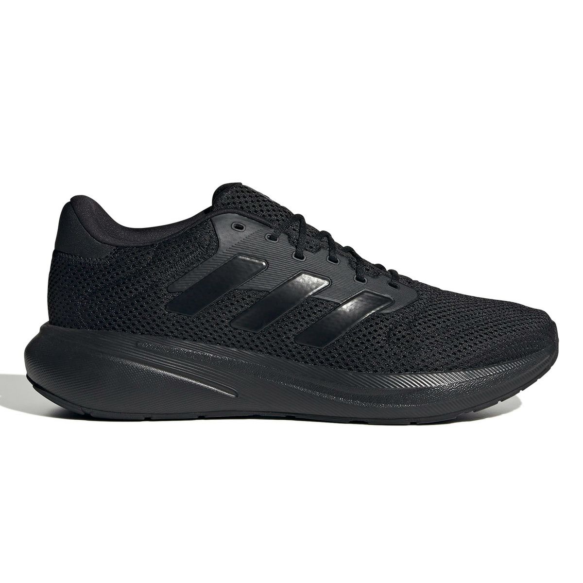 アディダス adidas 　レスポンス ランナー ランニングシューズ コアブラック/コアブラック/コアブラック JR8058