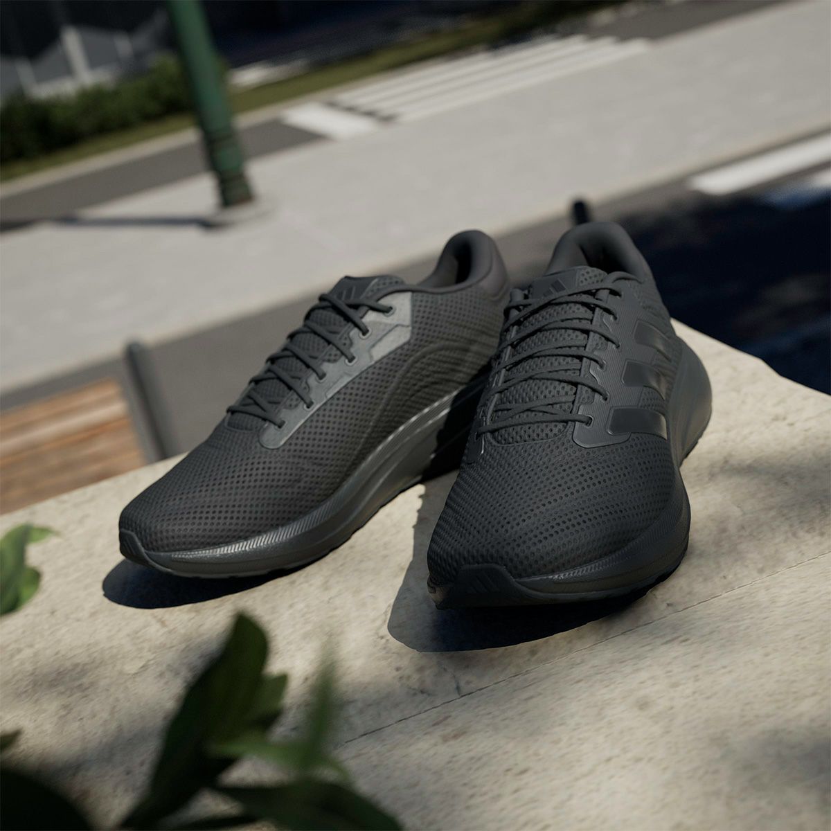 アディダス adidas　ユニセックス カジュアル ランニングシューズ レスポンス ランナー / Response Runner コアブラック/コアブラック/コアブラック JR8058  詳細12