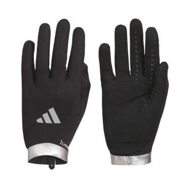 アディダス adidas　ランニング グローブ ブラック KLA26 JM7160 ブラック（JM7160）