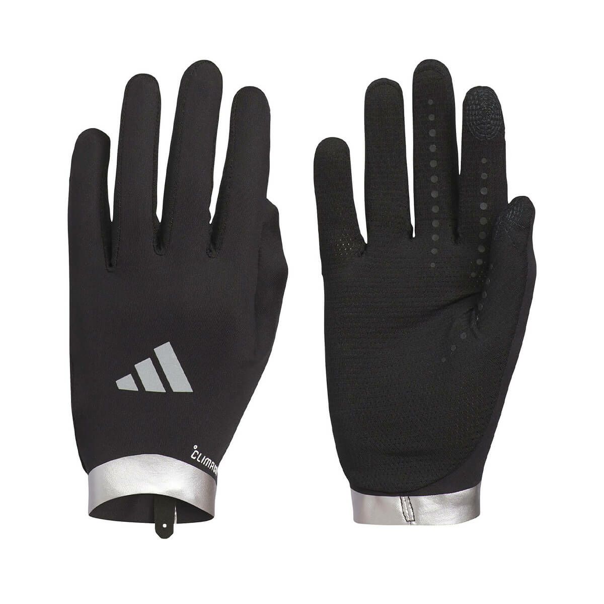 アディダス adidas　ランニング グローブ ブラック KLA26 JM7160 ブラック（JM7160）
