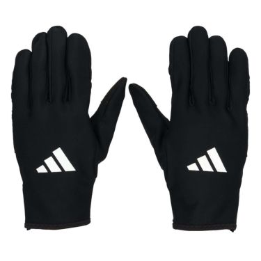 アディダス adidas　バッティンググラブ 23 ウォームグローブ ブラック LBG804 1900 ブラック（1900）