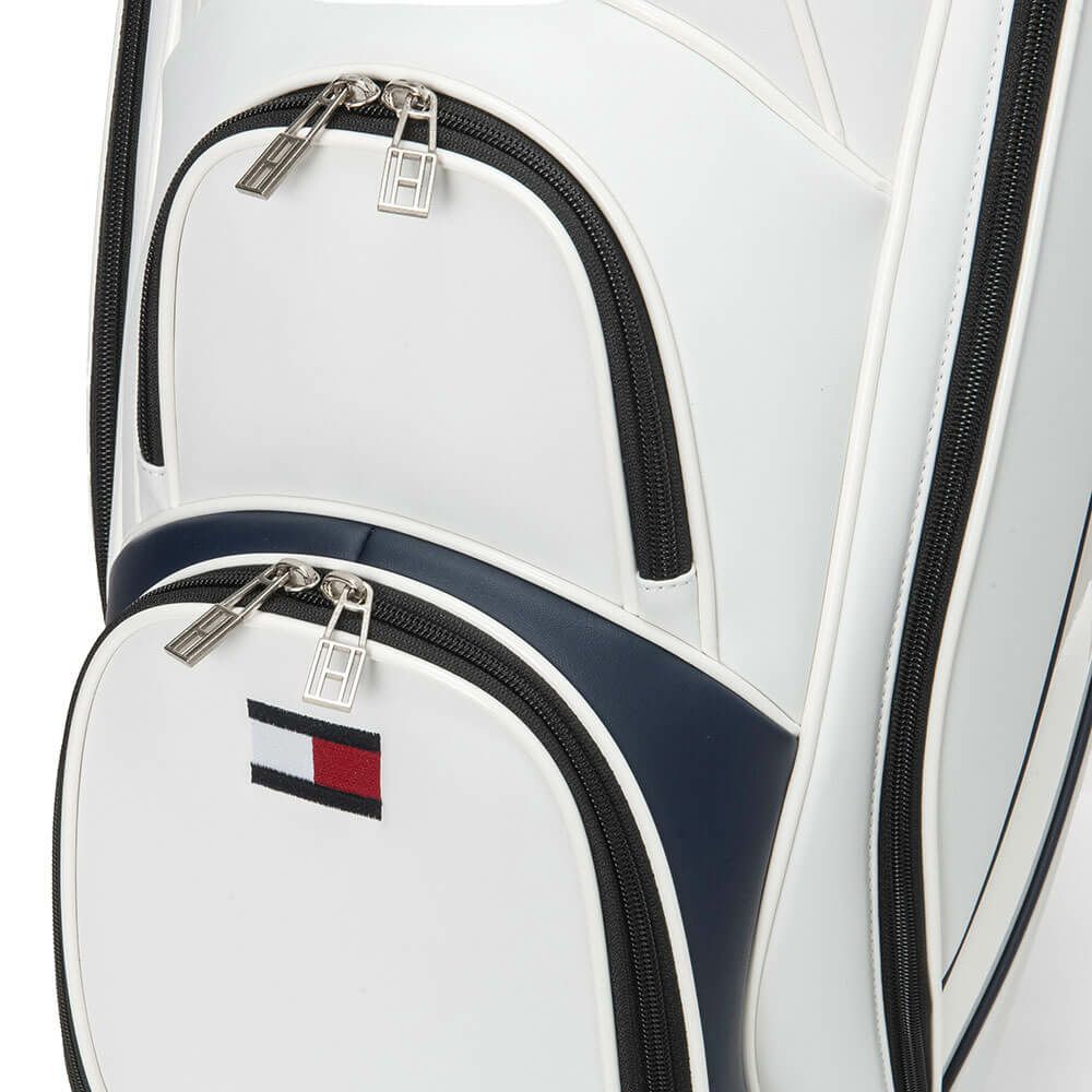 トミー ヒルフィガー ゴルフ　ベーシック カートキャディバッグ THMG4SC5 00 ホワイト　2025年モデル 詳細6