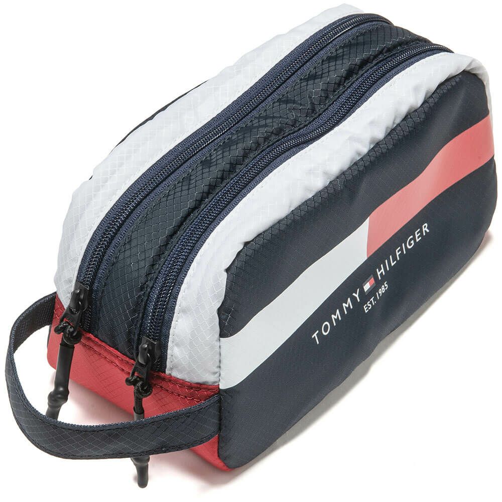 トミー ヒルフィガー ゴルフ　シグネチャー ポーチ THMG4SEB 30 ネイビー　2025年モデル 詳細2